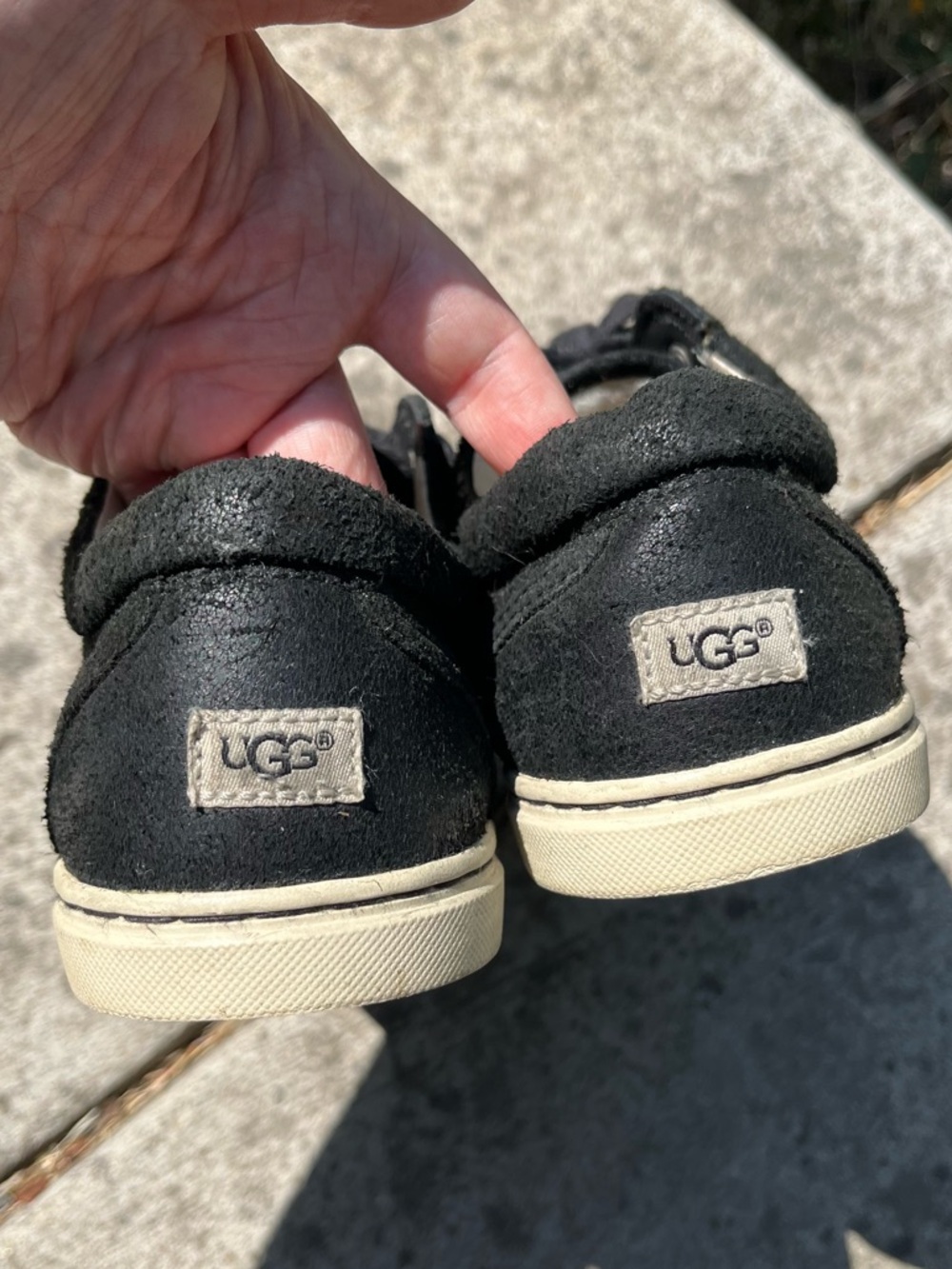 UGG Australia Black Tomi Sneakers